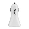 Automašīnas lādētājs 12/24V Akyga AK-CH-08 18W 2x USB-A Quick Charge 3.0 5-12V / 1.5-3A balts