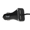 Automašīnas lādētājs 12/24V Akyga AK-CH-10 45W 4x USB-A 5V / 9A modulārs melns