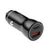 Automašīnas lādētājs 12/24V Akyga AK-CH-16 36W USB-A + USB-C PD Quick Charge 3.0 5-12V / 1.5-3A melns