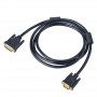 Akyga AK-AV-03 kabelis DVI-I 24+5 spraudnis – VGA spraudnis ar ferīta filtru, 1,8 m, melns