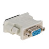 Akyga AK-AD-12 adapteris DVI-I 24+5 spraudnis – VGA ligzda, balts