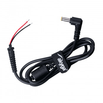 Akyga AK-SC-05 klēpjdatora lādētāja līdzstrāvas servisa kabelis 5,5 x 3,0 mm + tapa, 90 W, 1,2 m, saderīgs ar Samsung