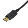 Akyga AK-AD-11 pārveidotāja adapteris ar kabeli DisplayPort spraudnis – HDMI ligzda, 15 cm, melns