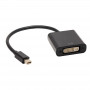 Akyga AK-AD-37 Mini DisplayPort (M) uz DVI 24+5 (F) adaptera kabelis, 15 cm