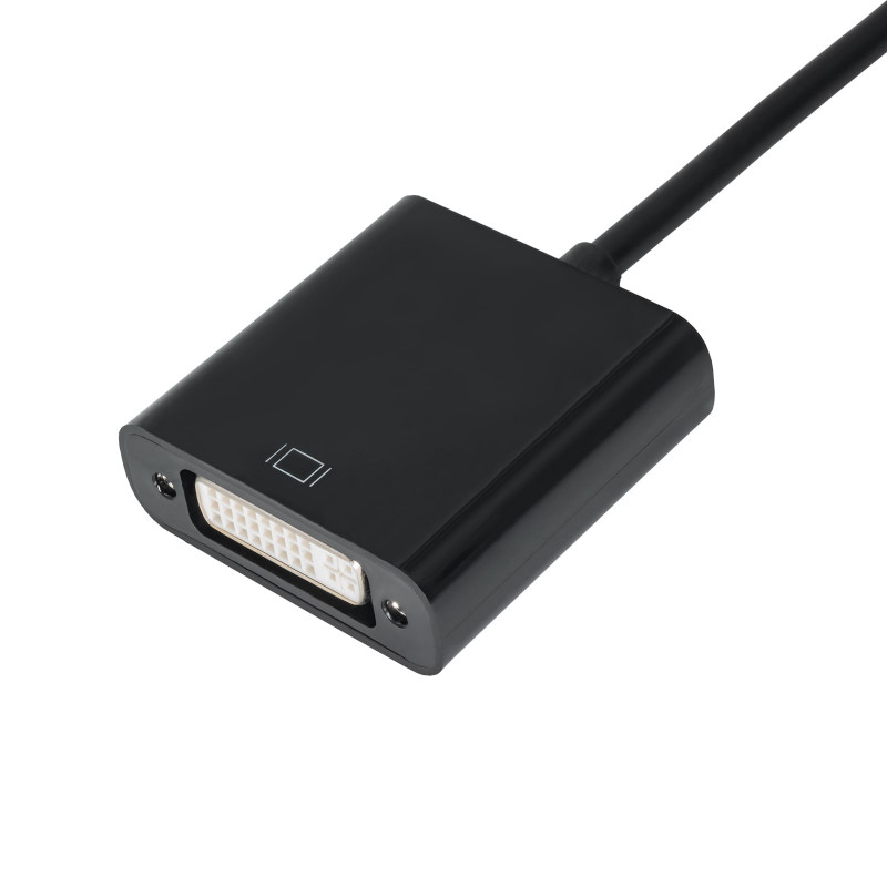Akyga AK-AD-37 Mini DisplayPort (M) uz DVI 24+5 (F) adaptera kabelis, 15 cm