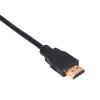Akyga AK-AD-42 adapteris ar kabeli HDMI (spraudnis) – VGA (ligzda), Full HD, 15 cm