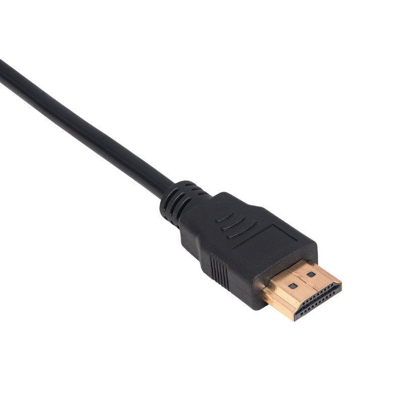 Akyga AK-AD-42 adapteris ar kabeli HDMI (spraudnis) – VGA (ligzda), Full HD, 15 cm