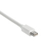 Akyga AK-AD-39 Mini DisplayPort (M) uz VGA (F) adaptera kabelis, 15 cm, balts