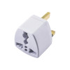 Akyga AK-AD-59 ceļojumu kontaktdakšas adapteris US / AU / EU – UK, 250 V, 10 A, balts