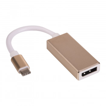 Akyga AK-AD-56 adapteris ar kabeli USB-C (spraudnis) – DisplayPort, 15 cm