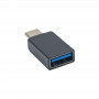 Akyga AK-AD-54 OTG adapteris USB-C (spraudnis) – USB-A 3.0 (ligzda), melns