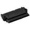 Akyga AK-CA-83 SATA 22 kontaktu (15+7) adapteris ligzda – spraudnis, melns
