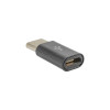 Akyga AK-AD-46 Micro USB-B (F) uz USB-C (M) adapteris, melns