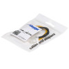 Akyga AK-CA-10 ATX P4 4-pin (M) uz EPS 8-pin (F) barošanas adaptera kabelis, 15 cm