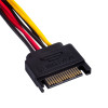 Akyga AK-CA-31 SATA barošanas sadalītājs, SATA (spraudnis) – 2x SATA (ligzda), 2x 15 cm