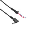 Akyga AK-SC-32 klēpjdatora lādētāja līdzstrāvas servisa kabelis 4,0 x 1,35 mm, 65 W, 1,2 m, saderīgs ar ASUS