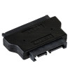Akyga AK-CA-53 Slim SATA (spraudnis) – SATA 22 kontaktu (ligzda) adapteris, melns
