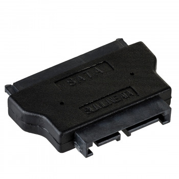 Akyga AK-CA-53 Slim SATA (spraudnis) – SATA 22 kontaktu (ligzda) adapteris, melns