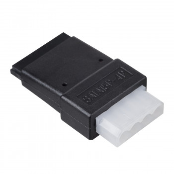 Akyga AK-CA-54 barošanas adaptera kabelis Molex (ligzda) – SATA (ligzda)