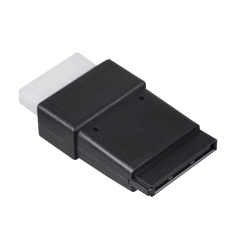 Akyga AK-CA-54 barošanas adaptera kabelis Molex (ligzda) – SATA (ligzda)