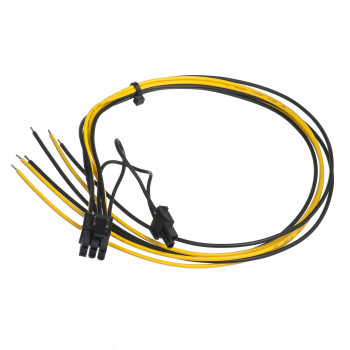 Akyga AK-SC-20 datora barošanas bloka servisa kabelis PCIe 6+2-pin (spraudnis), 45 cm