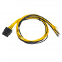 Akyga AK-SC-22 datora barošanas bloka servisa kabelis EPS 8-pin (4+4) spraudnis, 45 cm