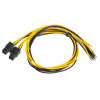 Akyga AK-SC-22 datora barošanas bloka servisa kabelis EPS 8-pin (4+4) spraudnis, 45 cm