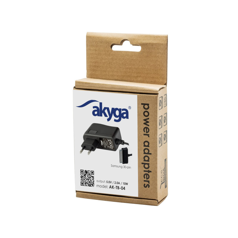 Universālais barošanas adapteris Akyga AK-TB-04 5.0V / 2.0A 10W Samsung 30 pin 1.5m