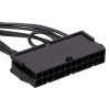 Akyga AK-CA-76 ATX 24 kontaktu (20+4) uz Lenovo 10 kontaktu mātesplates barošanas adaptera kabelis, 10 cm