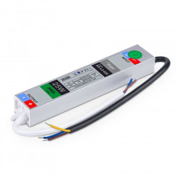 Akyga AK-L2-025 hermētisks impulsu LED barošanas bloks 12 V, 2 A, 25 W, IP67
