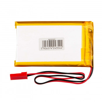 Akyga AKY0107 LP503759 Li-Po akumulators 3,7 V 1350 mAh ar PCM, JST 2,54 mm 2 kontaktu savienotāju, 150 mm vadiem