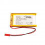 Akyga AKY0105 LP584070 Li-Po akumulators 3,7 V 1500 mAh ar PCM, JST 2,54 mm 2 kontaktu savienotāju, 150 mm vadiem