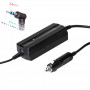 Akyga AK-ND-40 auto klēpjdatora lādētājs 19,5 V / 3,33 A, 65 W, 4,5 x 3,0 mm + tapa, saderīgs ar HP
