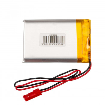 Akyga AKY0099 LP903450 Li-Po akumulators 3,7 V 1600 mAh ar PCM, JST 2,54 mm 2 kontaktu savienotāju, 150 mm vadiem