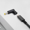 Akyga AK-ND-C03 USB-C – DC 4,8 x 1,7 mm adapteris klēpjdatora uzlādei, 18,5-20 V, 100 W