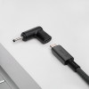 Akyga AK-ND-C06 USB-C – DC 3,0 x 1,0 mm adapteris klēpjdatora uzlādei, 18,5-20 V, 100 W