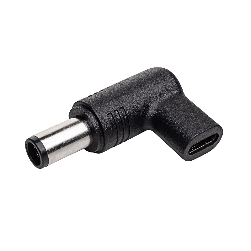 Akyga AK-ND-C07 USB-C – DC 7,4 x 5,0 mm + tapa adapteris klēpjdatora uzlādei, 18,5-20 V, 100 W, saderīgs ar HP