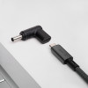 Akyga AK-ND-C10 USB-C – DC 4,5 x 3,0 mm + tapa adapteris klēpjdatora uzlādei, 18,5-20 V, 100 W, saderīgs ar Dell