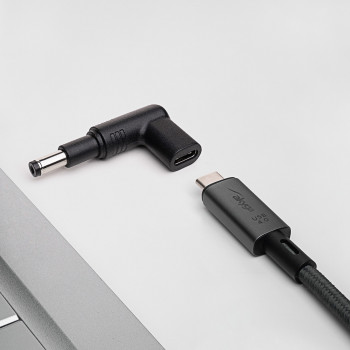 Akyga AK-ND-C13 USB-C – DC 4,8 x 1,7 mm adapteris klēpjdatora uzlādei, 18,5-20 V, 100 W