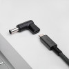 Akyga AK-ND-C14 USB-C – DC 6,5 x 4,4 mm + tapa adapteris klēpjdatora uzlādei, 18,5-20 V, 100 W