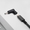 Akyga AK-ND-C15 USB-C – DC 4,0 x 1,3 mm adapteris klēpjdatora uzlādei, 18,5-20 V, 100 W