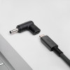 Akyga AK-ND-C17 USB-C – DC 4,8 x 1,7 mm adapteris klēpjdatora uzlādei, 18,5-20 V, 100 W
