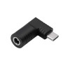 Akyga AK-ND-D07 DC 5,5 x 2,1 mm – USB-C PD adapteris klēpjdatora lādētājam, 65 W, saderīgs ar HP