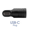 Akyga AK-ND-D14 DC 3,5 x 1,35 mm – USB-C PD adapteris klēpjdatora lādētājam, 65 W