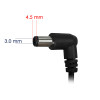 Akyga AK-ND-76 auto klēpjdatora lādētājs 19,5 V / 2,31 A, 45 W, 4,5 x 3,0 mm + tapa, saderīgs ar HP