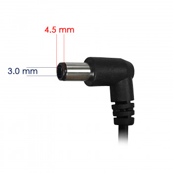 Akyga AK-ND-76 auto klēpjdatora lādētājs 19,5 V / 2,31 A, 45 W, 4,5 x 3,0 mm + tapa, saderīgs ar HP