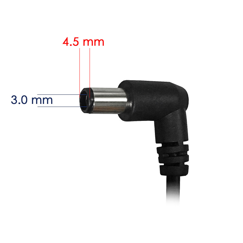 Akyga AK-ND-76 auto klēpjdatora lādētājs 19,5 V / 2,31 A, 45 W, 4,5 x 3,0 mm + tapa, saderīgs ar HP