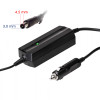 Akyga AK-ND-75 auto klēpjdatora lādētājs 19,5 V / 2,31 A, 45 W, 4,5 x 3,0 mm + tapa, saderīgs ar Dell