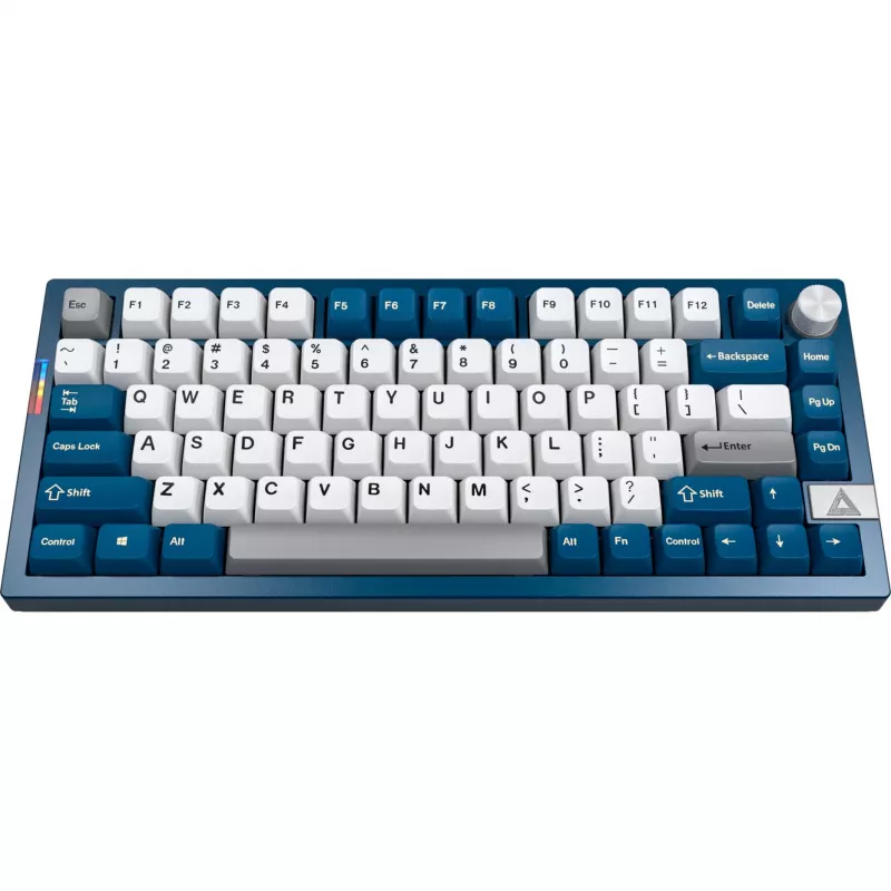 Montech MK PRO 75 tastatūra, DE izkārtojums, Gateron G Pro 3.0 Yellow, zila/balta