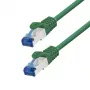 LogiLink CP4025S Cat.6A S/FTP tīkla kabelis, 0,5 m, zaļš
